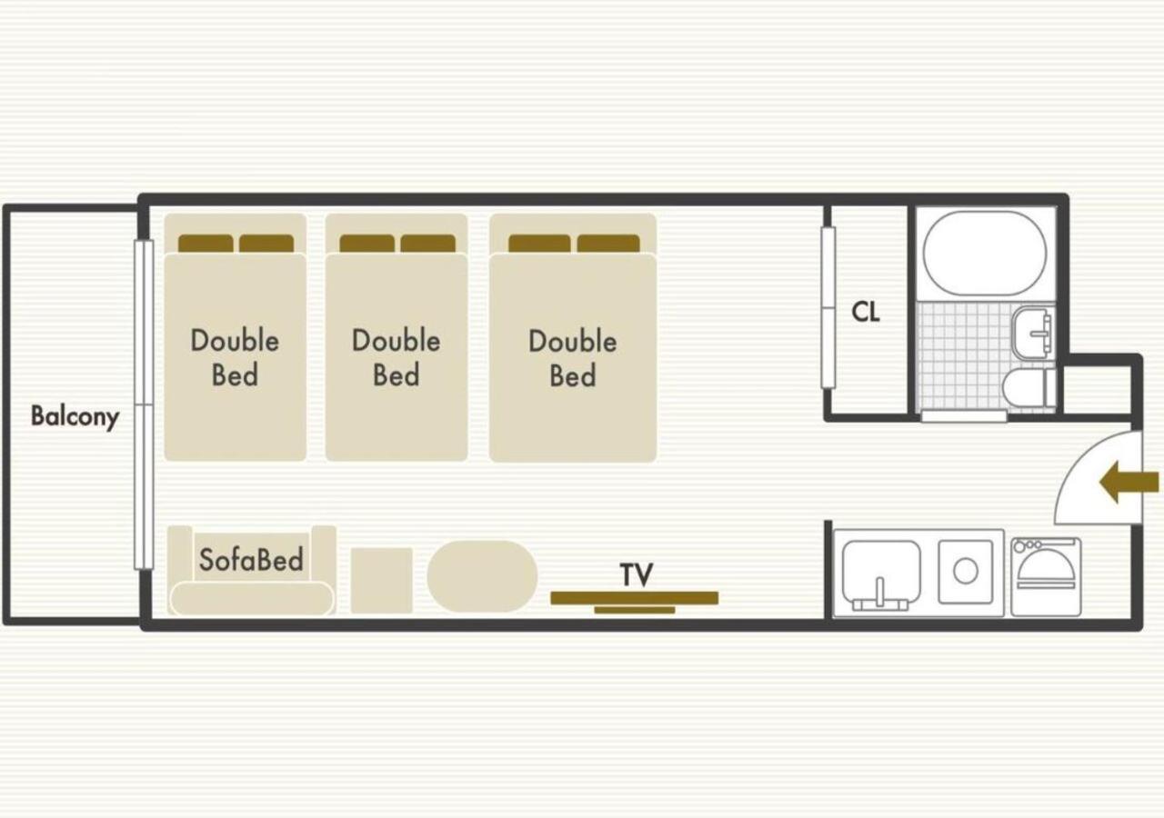 Arkadia Ef Apartment Осака Екстериор снимка